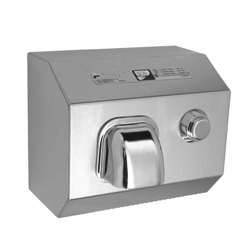 DR Series Push Button Stainless Steel Hand Dryers